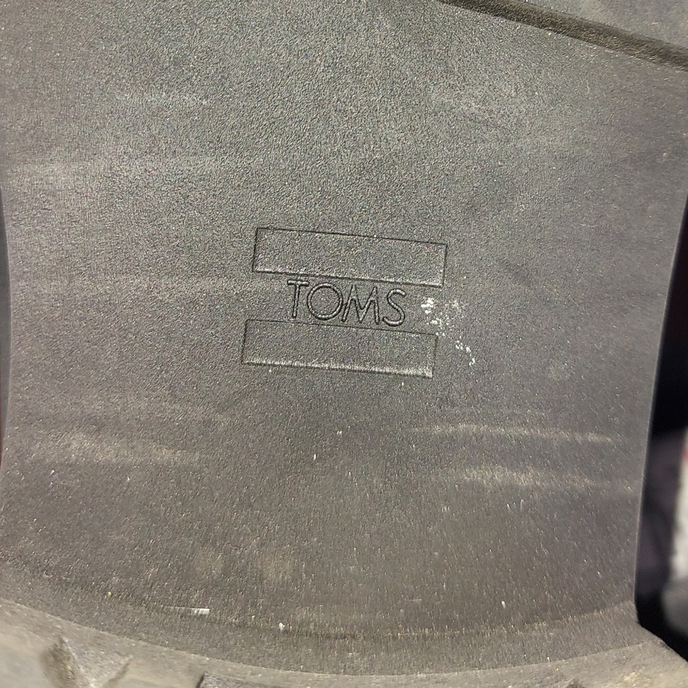 Womens Black Toms Cara Loafers 8 - Picture 6 of 7